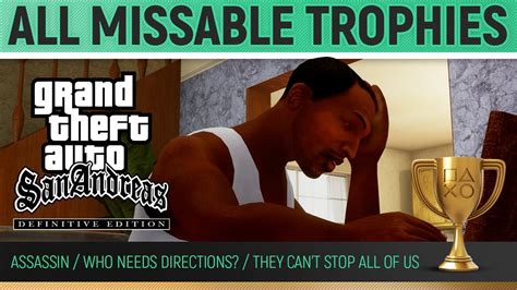 san andreas trophies|GTA San Andreas Definitive Edition Trophy Guide & Roadmap.